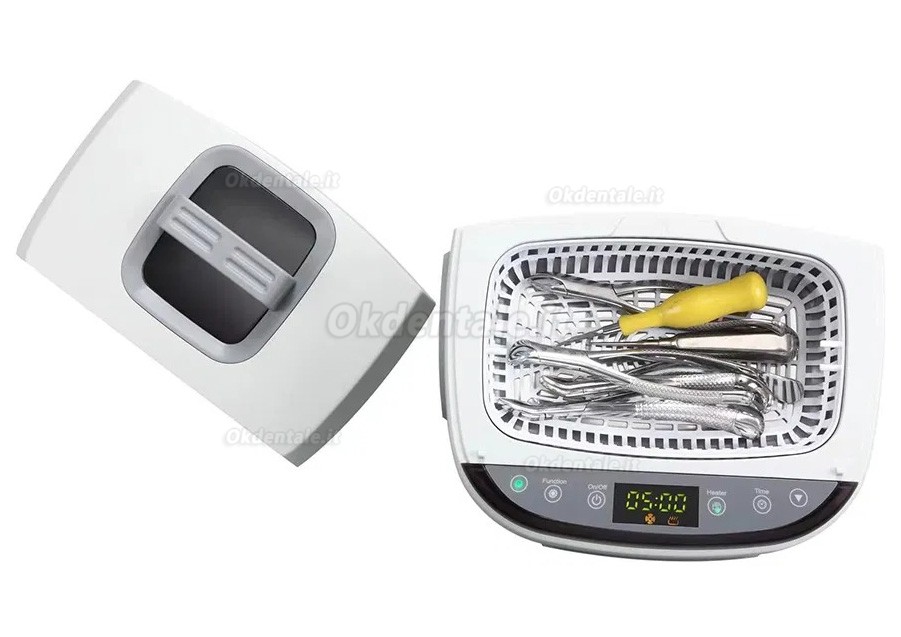 Fomos Foclean-25 Pulitore a ultrasuoni da 2,5 l con funzione di riscaldamento